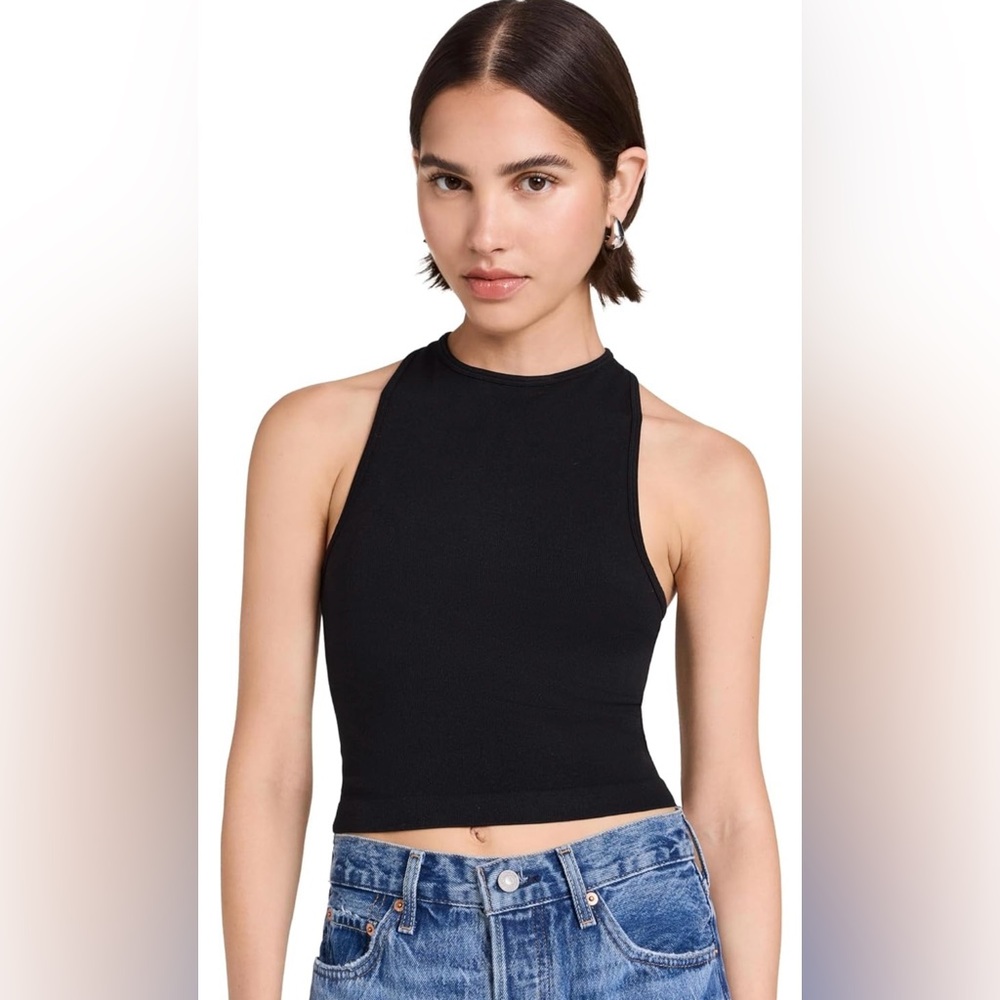 Free people black medium/Large Haley racerback brami.